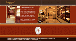 Desktop Screenshot of gioielleriacaccavari.it